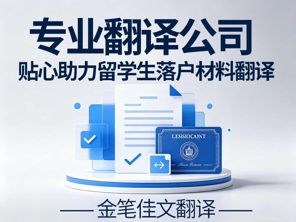 落户材料翻译