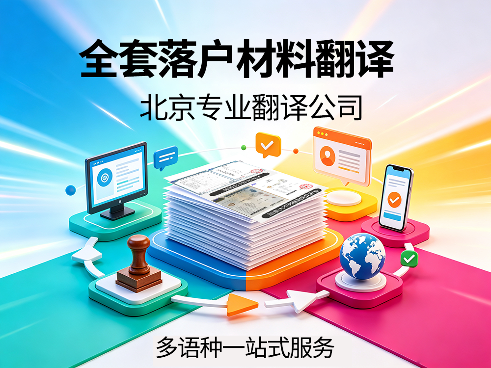 落户材料翻译